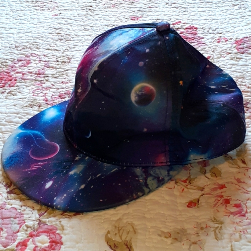 Galaxy Snapback Cap